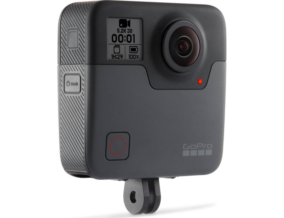 GoPro Fusion Action Camera 4K Ultra HD Υποβρύχια με WiFi Μαύρη