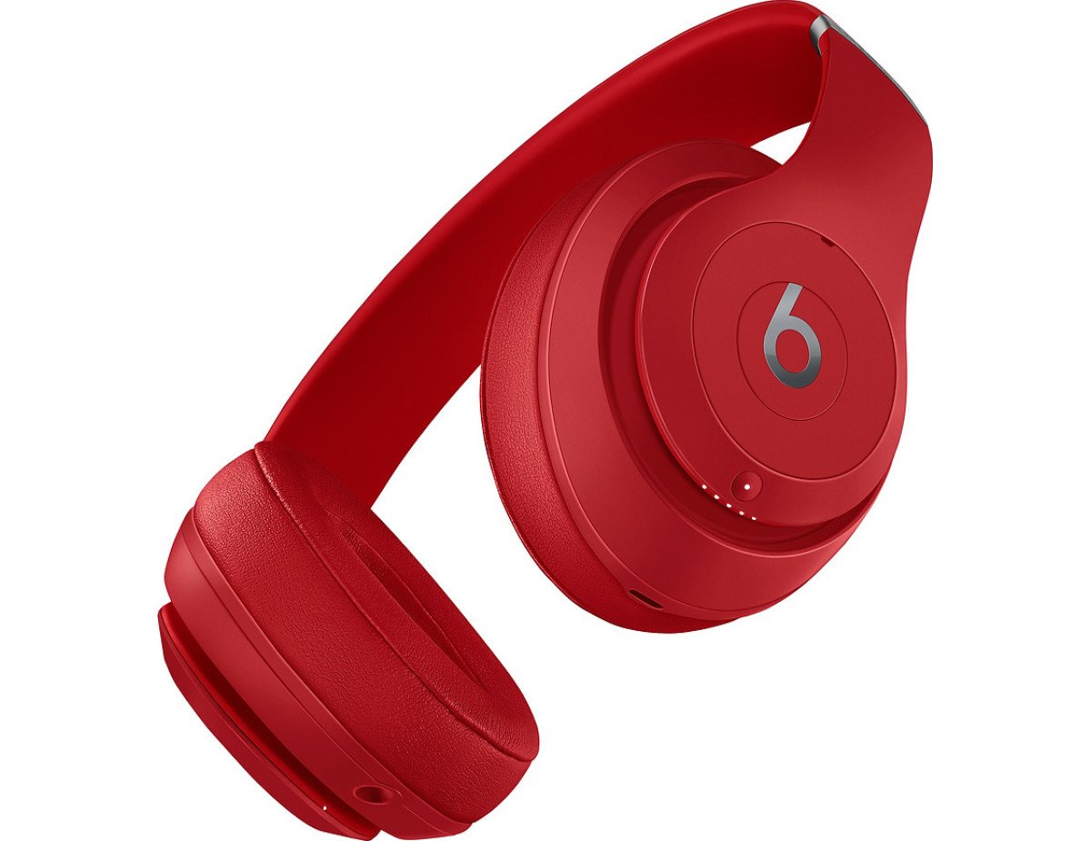 Beats Studio3 Ασύρματα/Ενσύρματα Over Ear Ακουστικά με 22 ώρες Λειτουργίας Κόκκινα