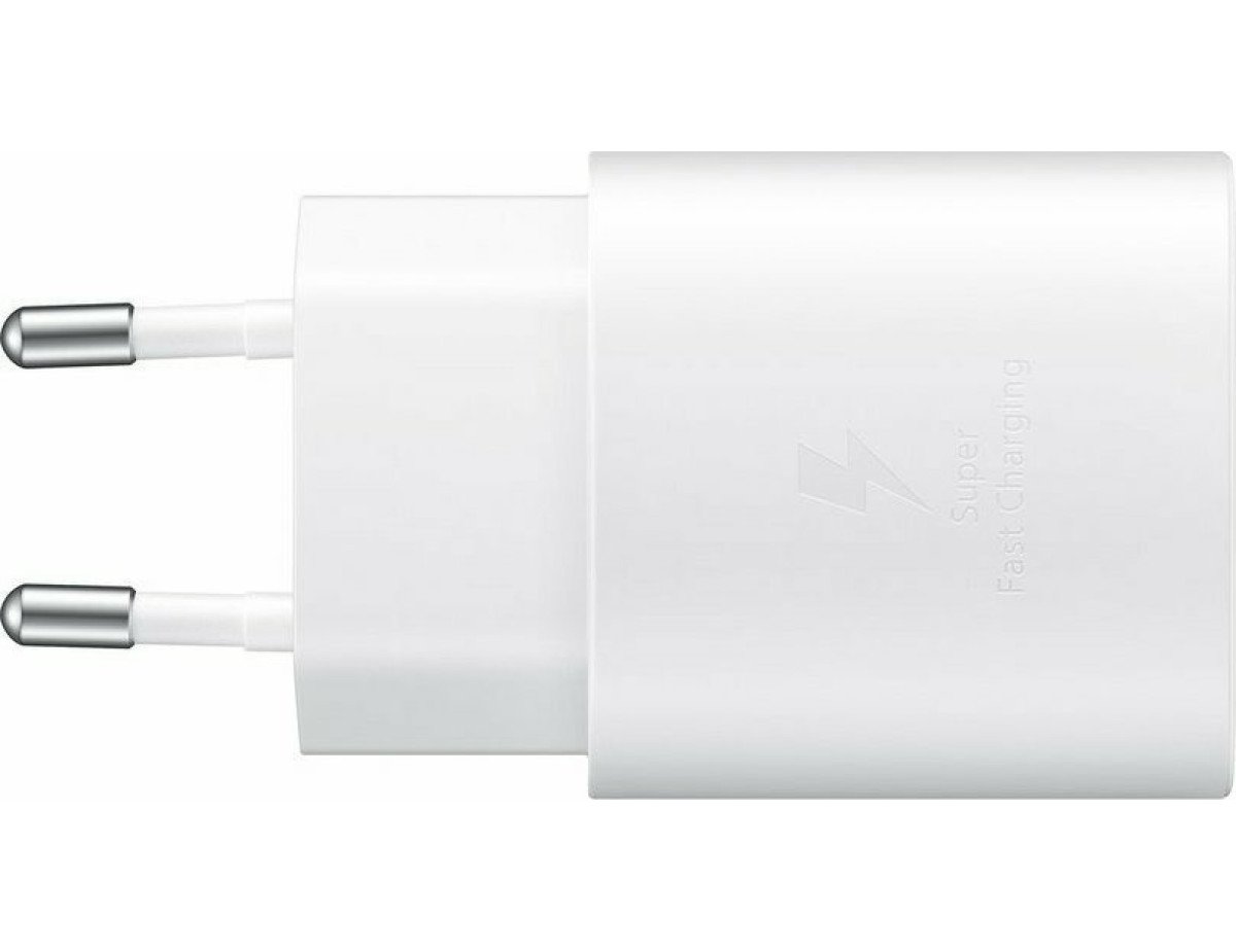 Samsung Φορτιστής Χωρίς Καλώδιο με Θύρα USB-C 25W Power Delivery Λευκός (EP-TA800E Bulk)