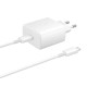 Samsung Φορτιστής Χωρίς Καλώδιο με Θύρα USB-C 45W Λευκός (EP-TA845 Bulk)