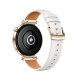Huawei Watch GT 4 Stainless Steel 41mm Αδιάβροχο με Παλμογράφο (White Leather Strap)