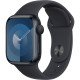 Apple Watch Series 9 Aluminium 41mm Αδιάβροχο με Παλμογράφο (Midnight με Midnight Sport Band (S/M))