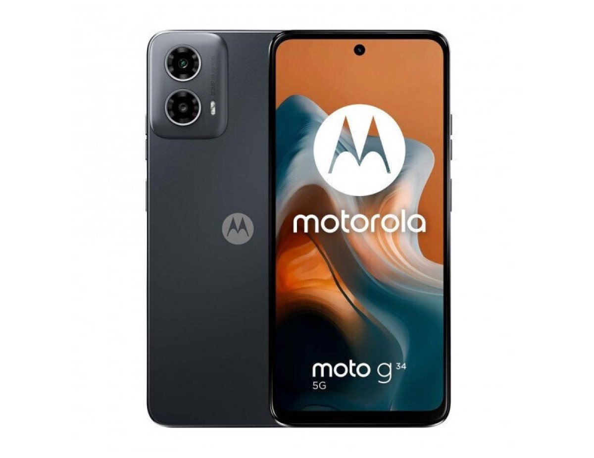 Motorola Moto G34 5G Dual SIM (4GB/128GB) Charcoal Black