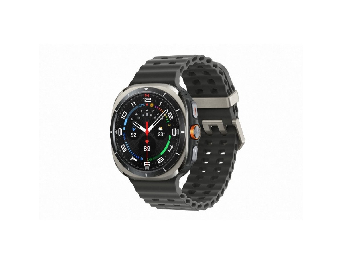 Samsung Galaxy Watch Ultra Titanium 47mm Αδιάβροχο με eSIM και Παλμογράφο (Titanium SIlver)