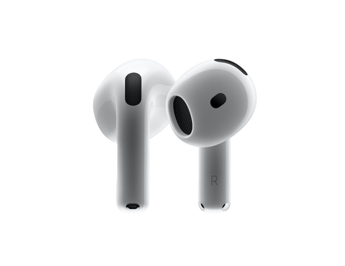 Apple AirPods 4 with Active Noise Cancellation Earbud Bluetooth Handsfree Ακουστικά με Αντοχή στον Ιδρώτα και Θήκη Φόρτισης Λευκά