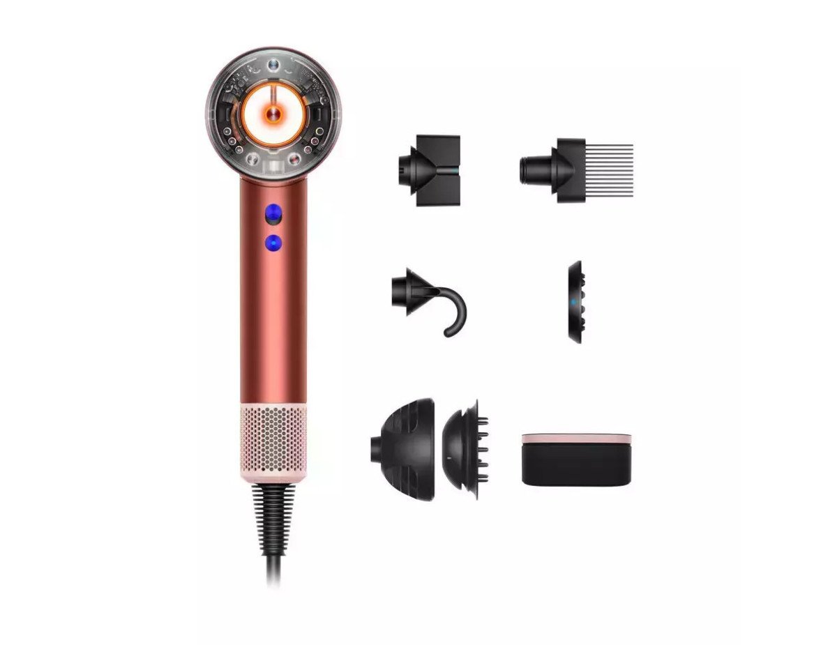 Dyson Supersonic Hair Dryer Nural Ionization Diffuser Cold Air 1600w 3 Airflow Speeds 4 Temperature Levels