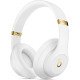 Beats Studio3 Ασύρματα/Ενσύρματα Over Ear Ακουστικά με 22 ώρες Λειτουργίας Λευκά