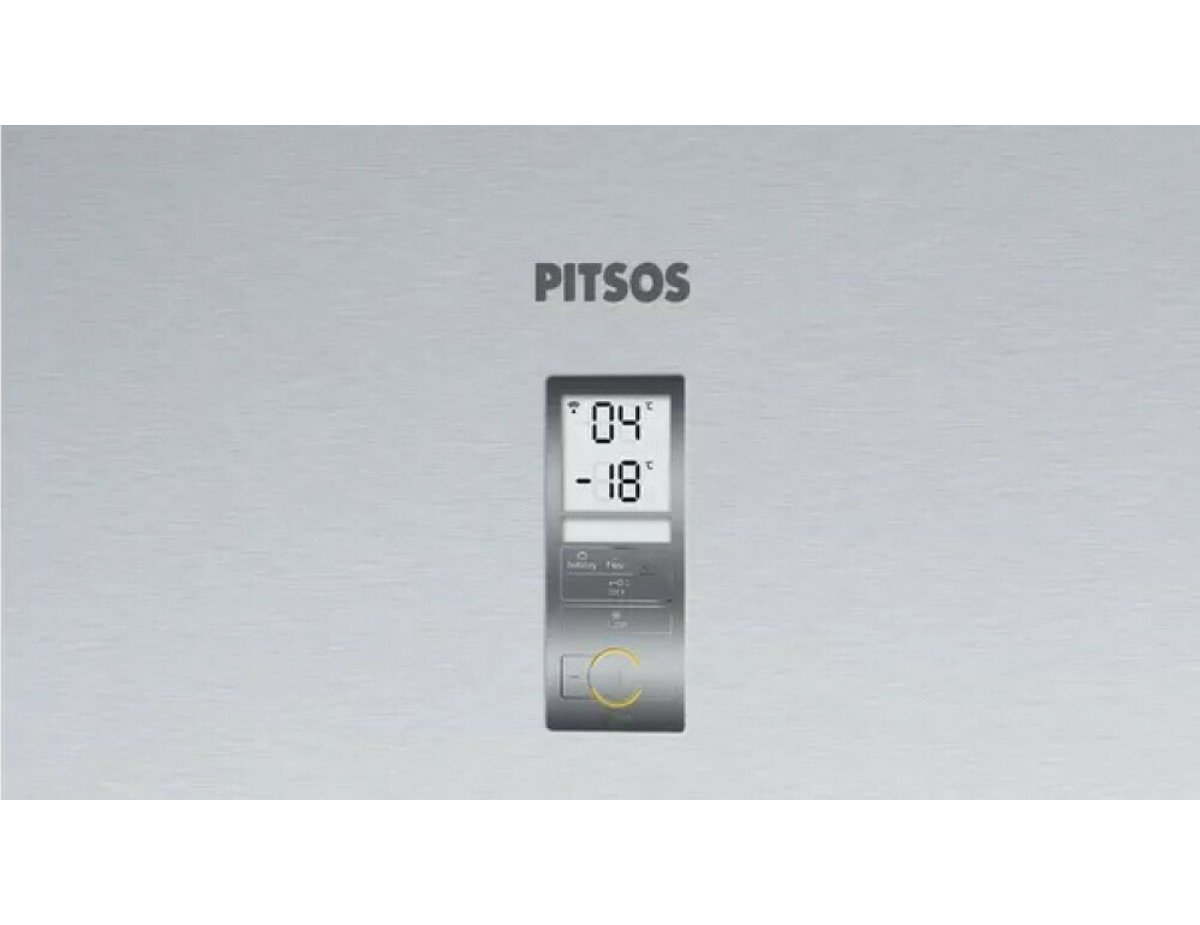 Pitsos PKNB49XIEP Ψυγειοκαταψύκτης 438lt Total NoFrost Υ203xΠ70xΒ67εκ. Inox