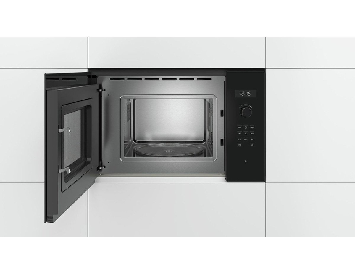 Bosch BFL554MB0 Εντοιχιζόμενος Φούρνος Μικροκυμάτων 25lt Μαύρος