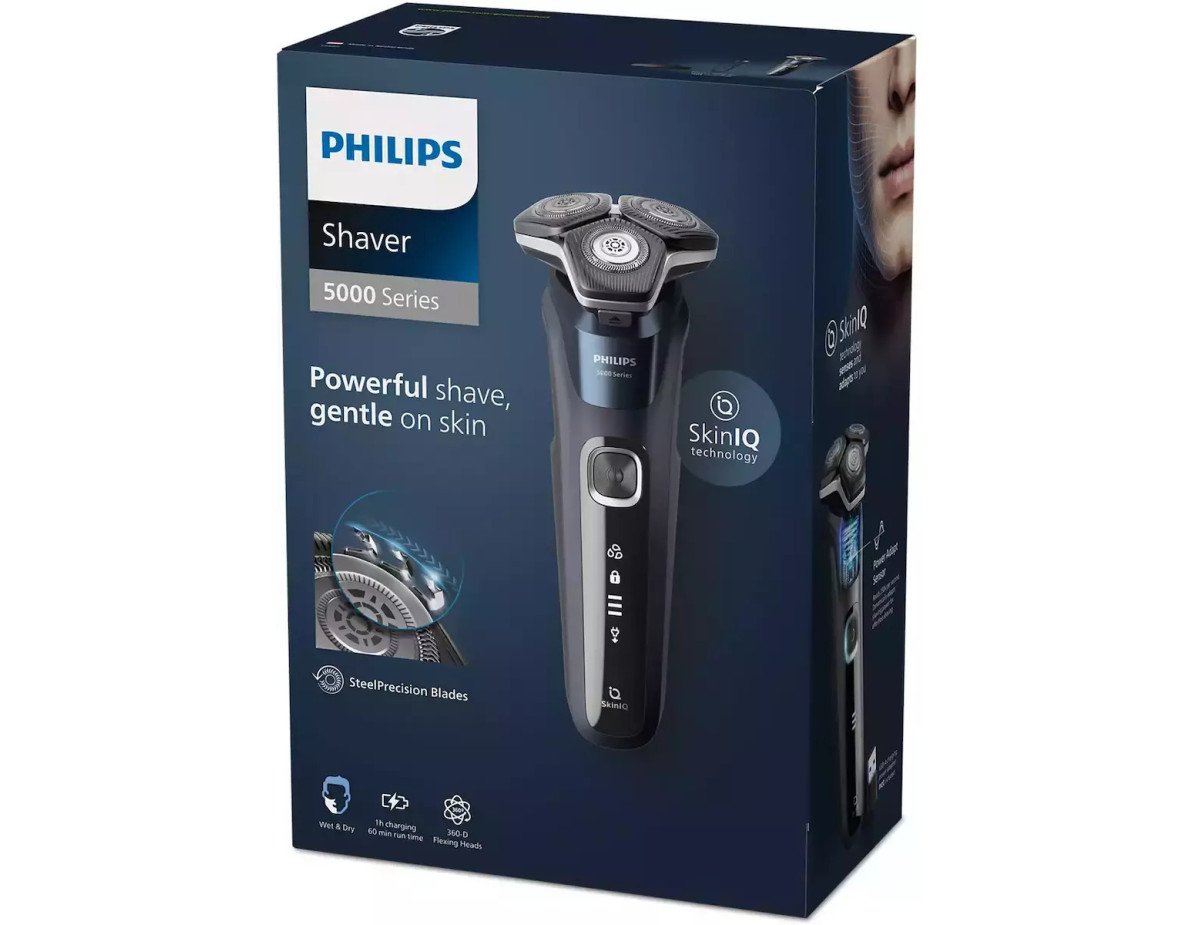 Philips Shaver Series 5000 S5885/25 Ξυριστική Μηχανή Προσώπου Επαναφορτιζόμενη