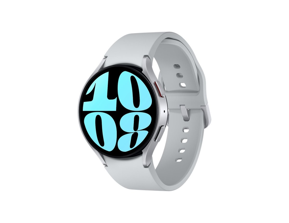 Samsung Galaxy Watch6 Bluetooth Aluminium 44mm Αδιάβροχο με Παλμογράφο (Silver)