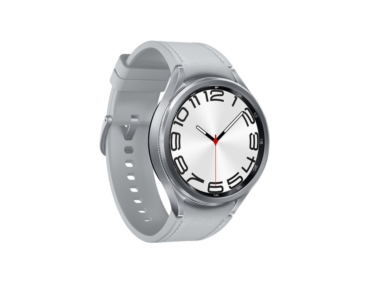 Samsung Galaxy Watch6 Classic Bluetooth Stainless Steel 47mm Αδιάβροχο με Παλμογράφο (Silver)