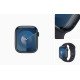 Apple Watch Series 9 Aluminium 45mm Αδιάβροχο με Παλμογράφο (Silver με Storm Blue Sport Band (S/M))