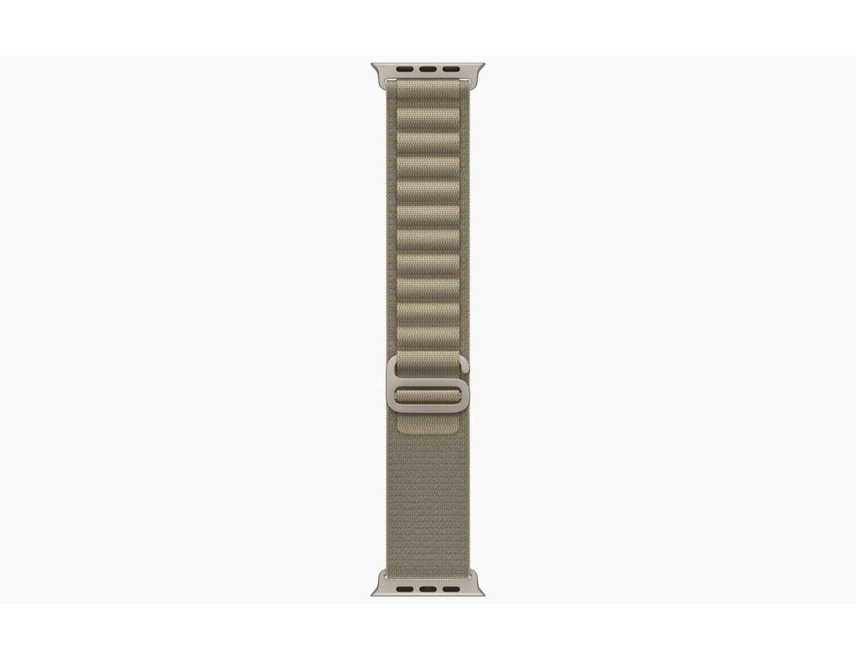 Apple Watch Ultra 2 Alpine Loop (Medium) Titanium 49mm Αδιάβροχο με eSIM και Παλμογράφο (Olive Alpine Loop - Medium)