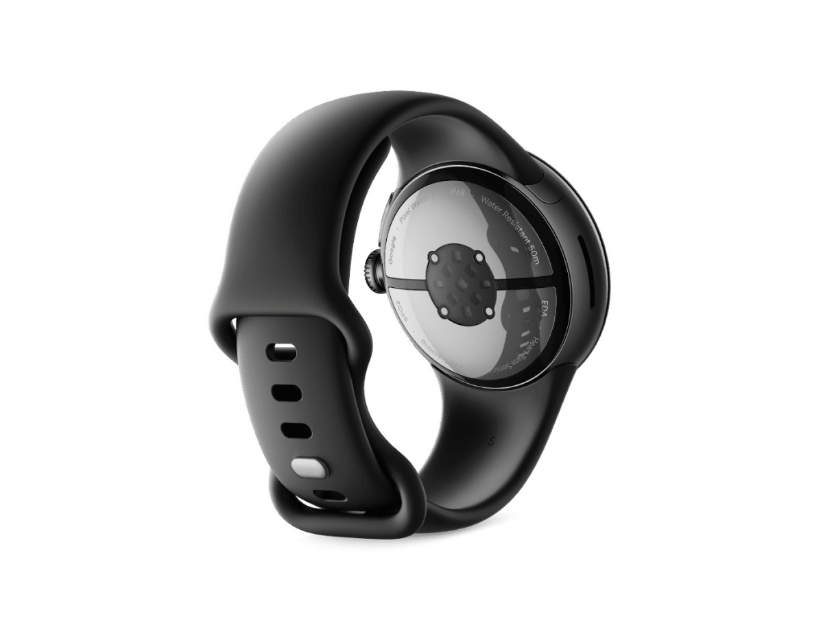 Google Pixel Watch 2 LTE Aluminium με eSIM και Παλμογράφο (Matte Black / Obsidian Active Band)