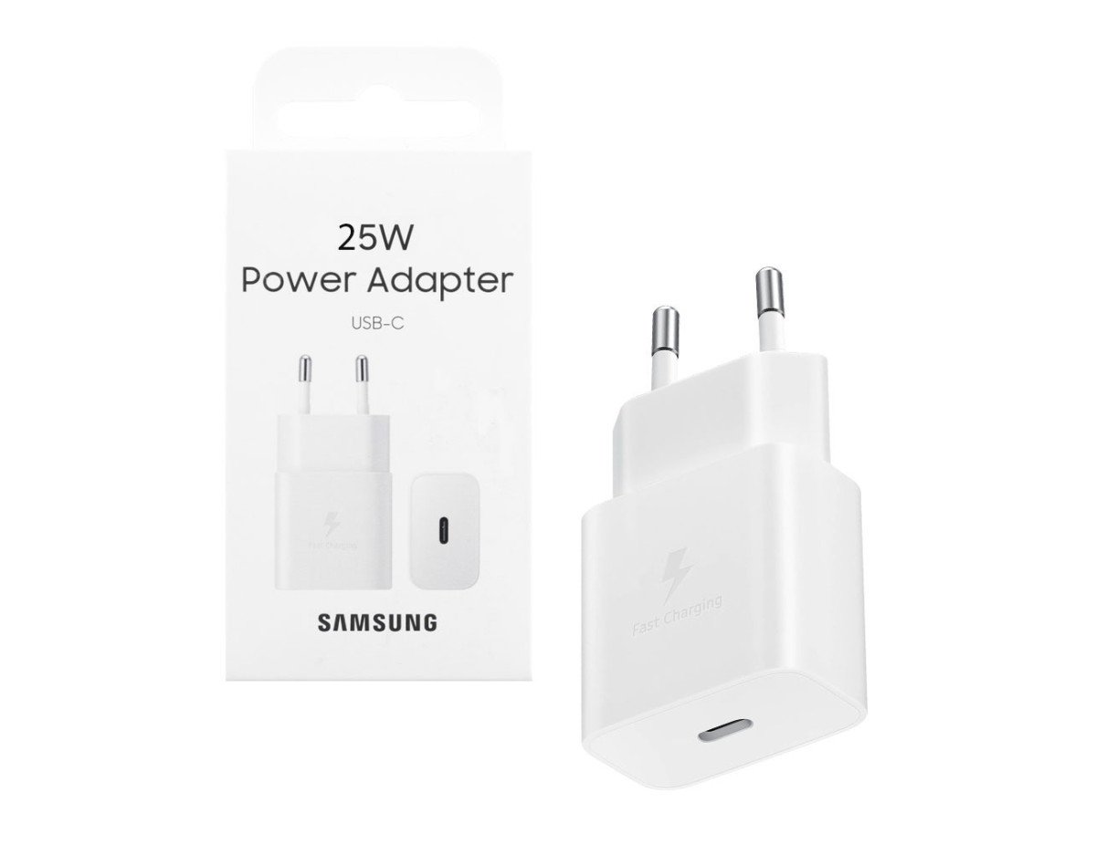 Samsung Φορτιστής Χωρίς Καλώδιο GaN 25W Power Delivery Λευκός (EP-T2510NWEGEU)