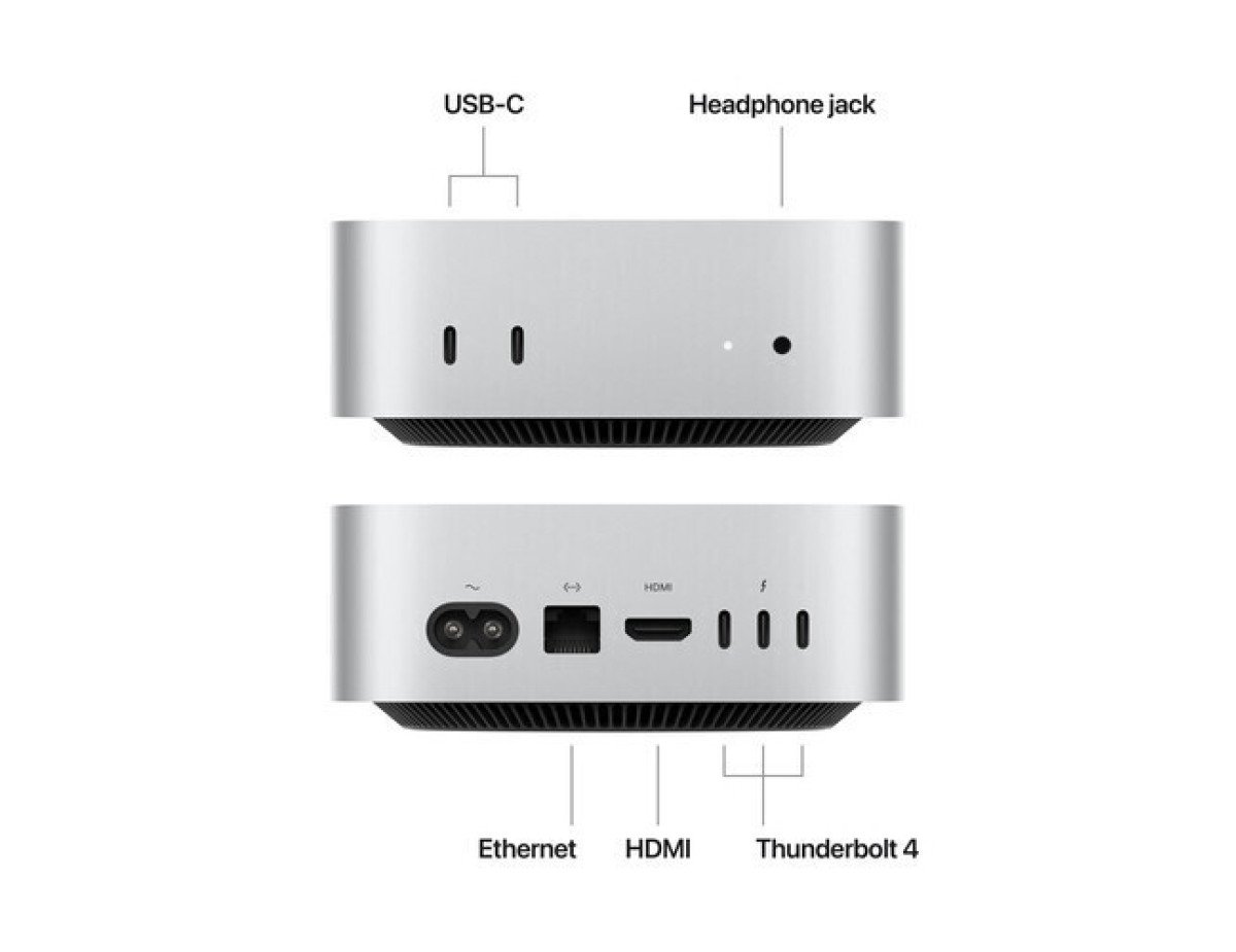 Apple Mac Mini (2024) (M4 10-core/16GB/256GB SSD/MacOS) 10-Core GPU