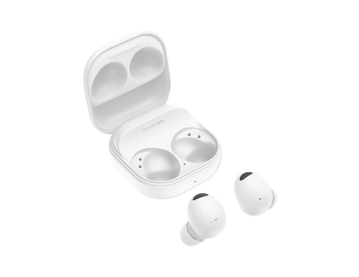 Samsung Galaxy Buds2 Pro Bluetooth Handsfree Ακουστικά με Αντοχή στον Ιδρώτα και Θήκη Φόρτισης White