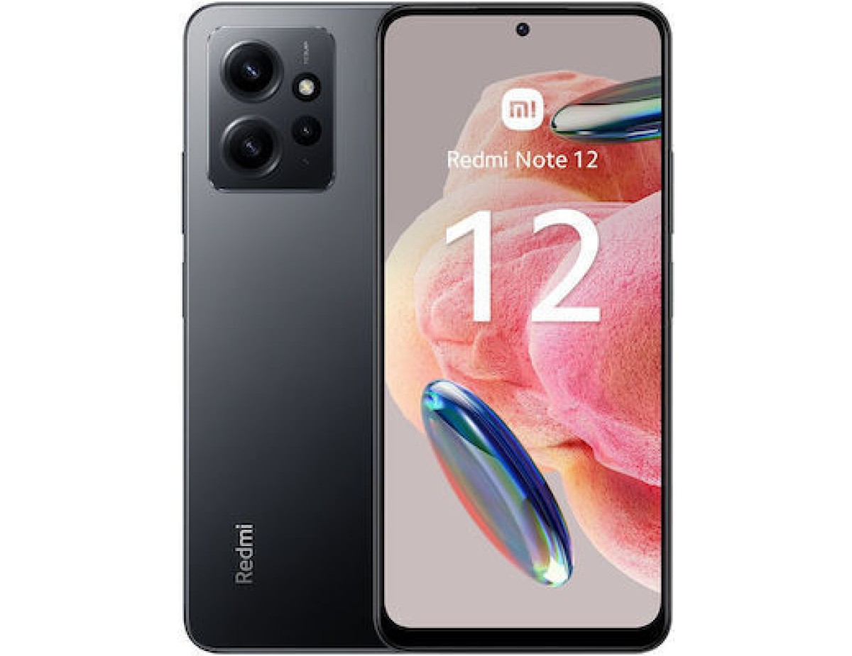 Xiaomi Redmi Note 12 4G NFC Dual SIM (8GB/256GB) Onyx Gray