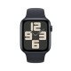 Apple Watch SE 2023 Aluminium 44mm Αδιάβροχο με Παλμογράφο (Midnight με Midnight Sport Band (M/L))