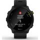 Garmin Forerunner 55 42mm Αδιάβροχο Smartwatch με Παλμογράφο (Black)