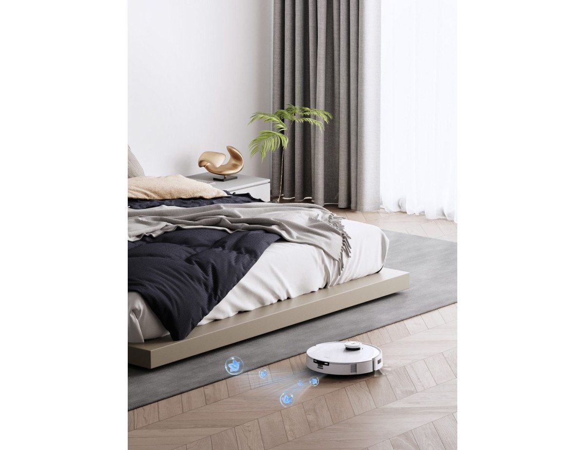 Ecovacs Deebot T10 Σκούπα Ρομπότ για Σκούπισμα & Σφουγγάρισμα με Χαρτογράφηση και Wi-Fi Λευκή