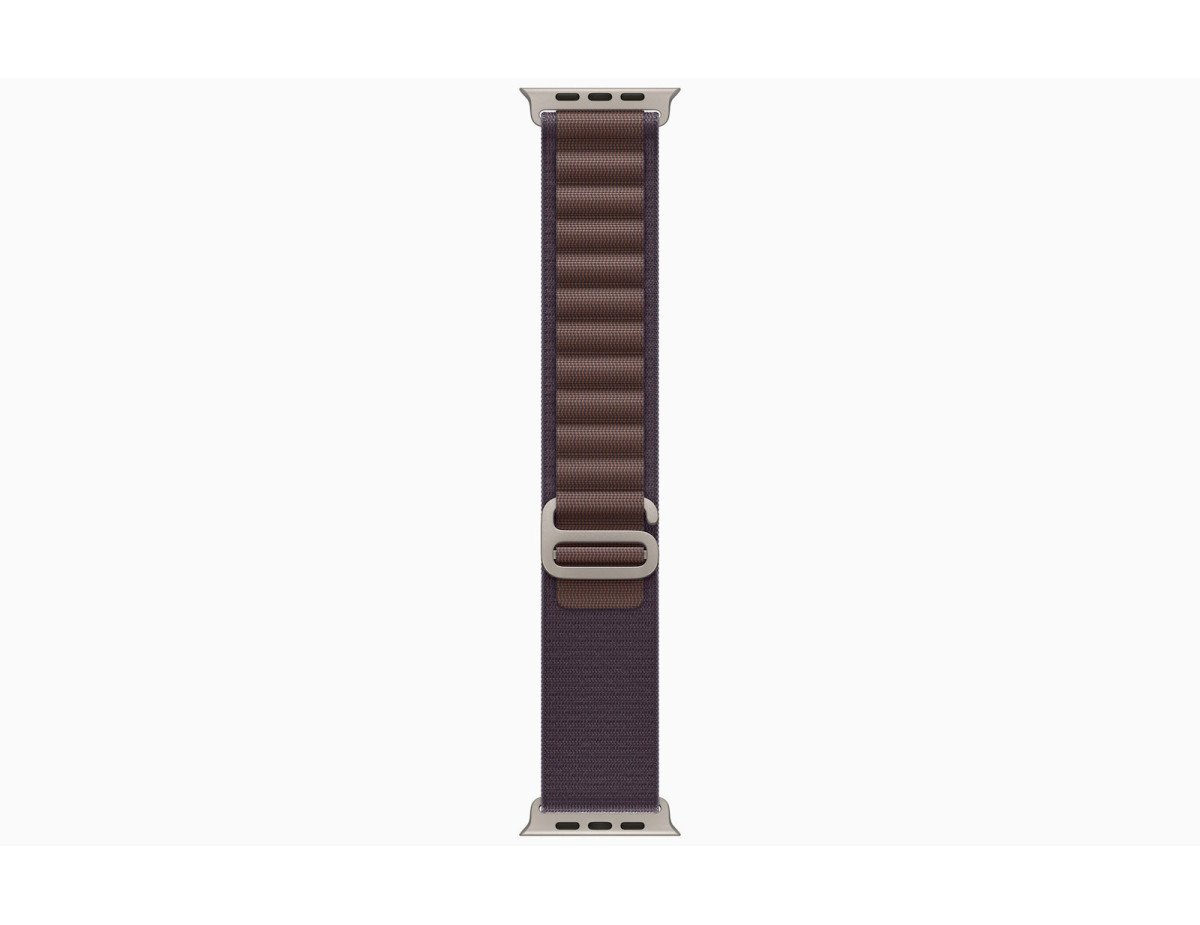 Apple Watch Ultra 2 Alpine Loop (Medium) Titanium 49mm Αδιάβροχο με eSIM και Παλμογράφο (Indigo Alpine Loop - Medium)