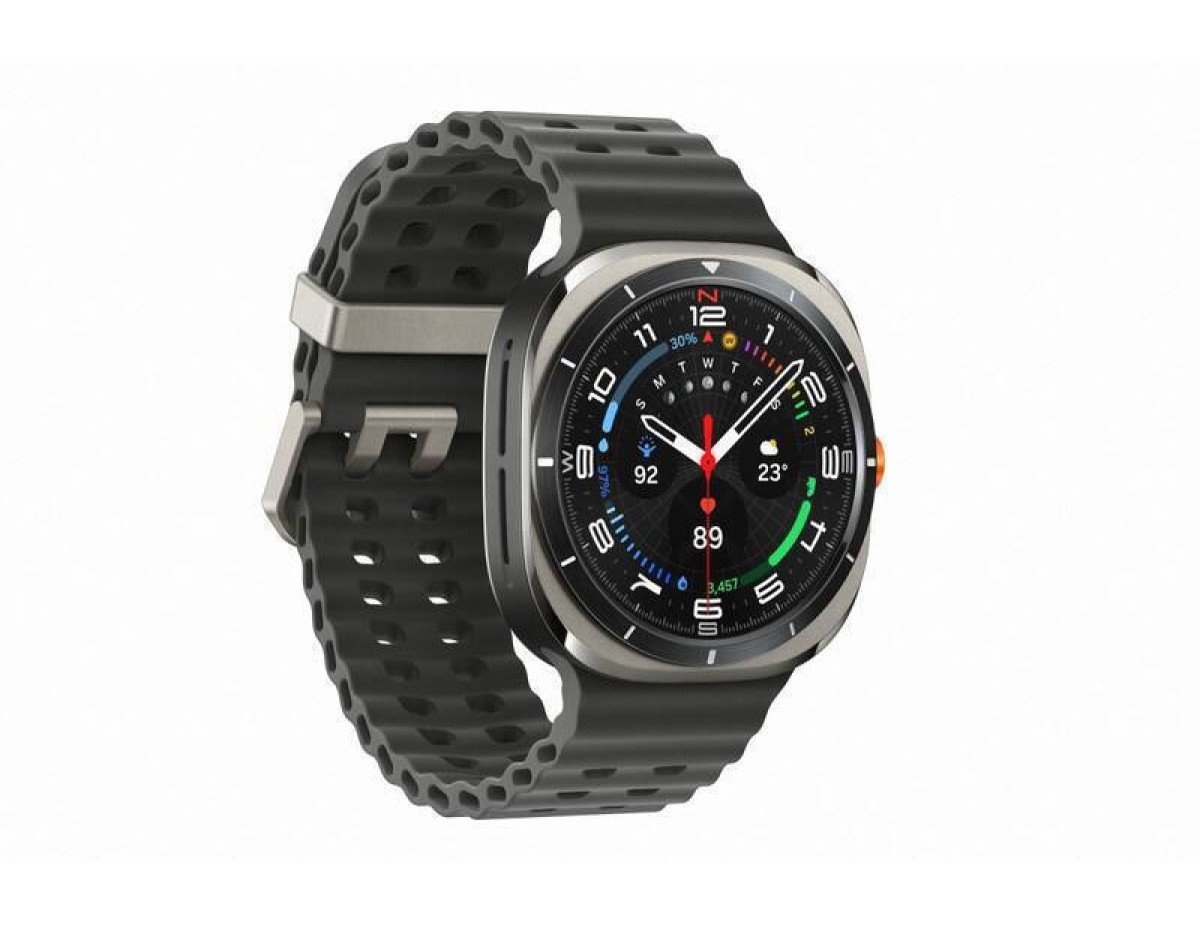 Samsung Galaxy Watch Ultra Titanium 47mm Αδιάβροχο με eSIM και Παλμογράφο (Titanium SIlver)