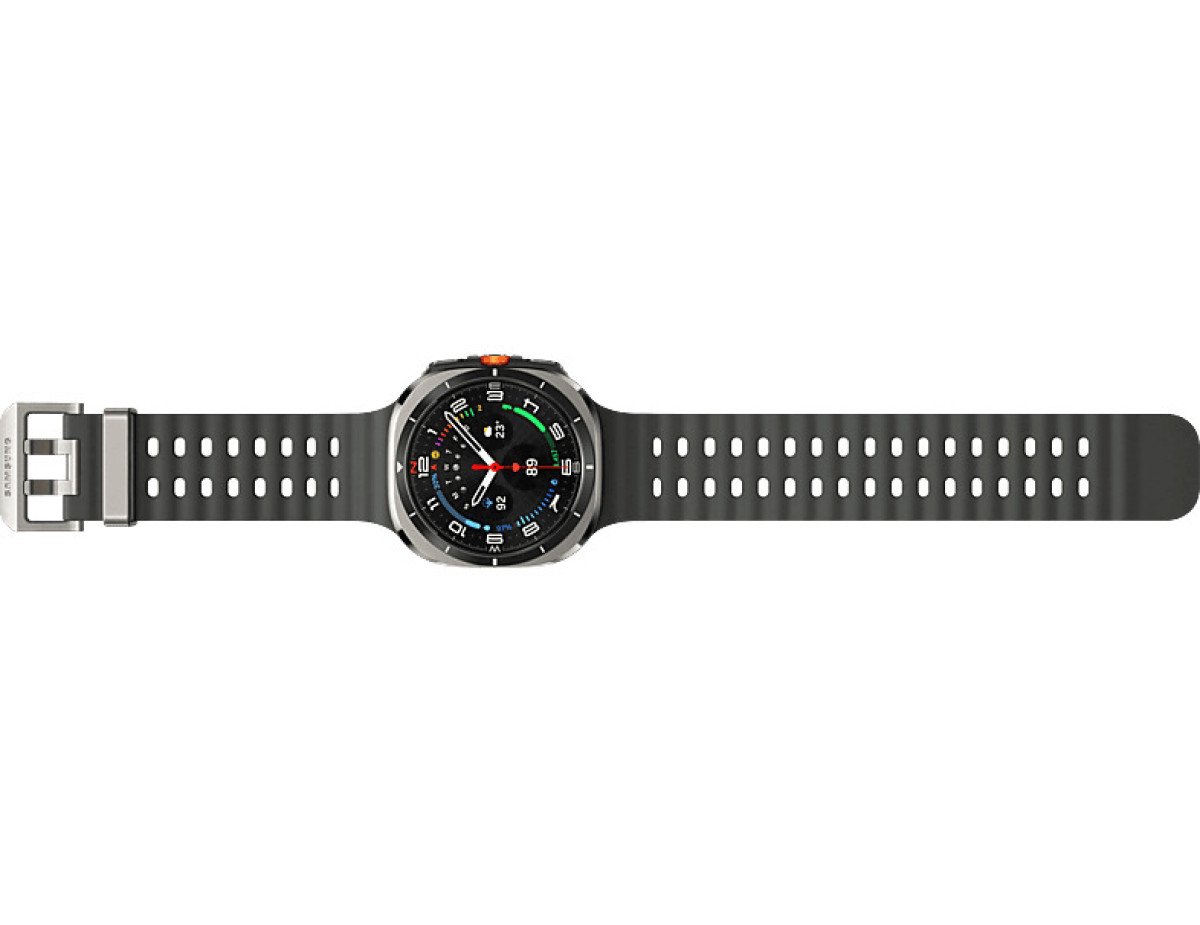 Samsung Galaxy Watch Ultra Titanium 47mm Αδιάβροχο με eSIM και Παλμογράφο (Titanium SIlver)