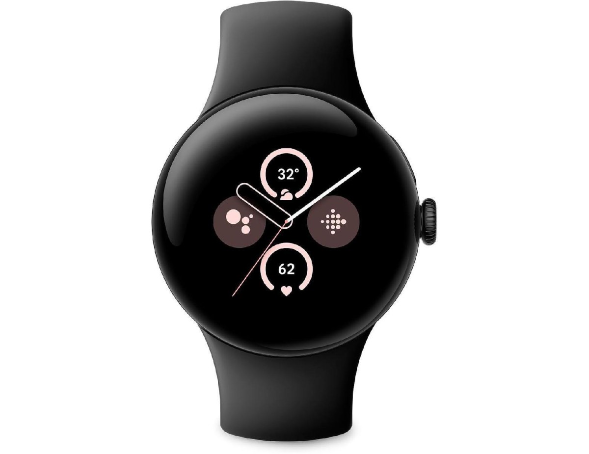 Google Pixel Watch 2 LTE Aluminium με eSIM και Παλμογράφο (Matte Black / Obsidian Active Band)