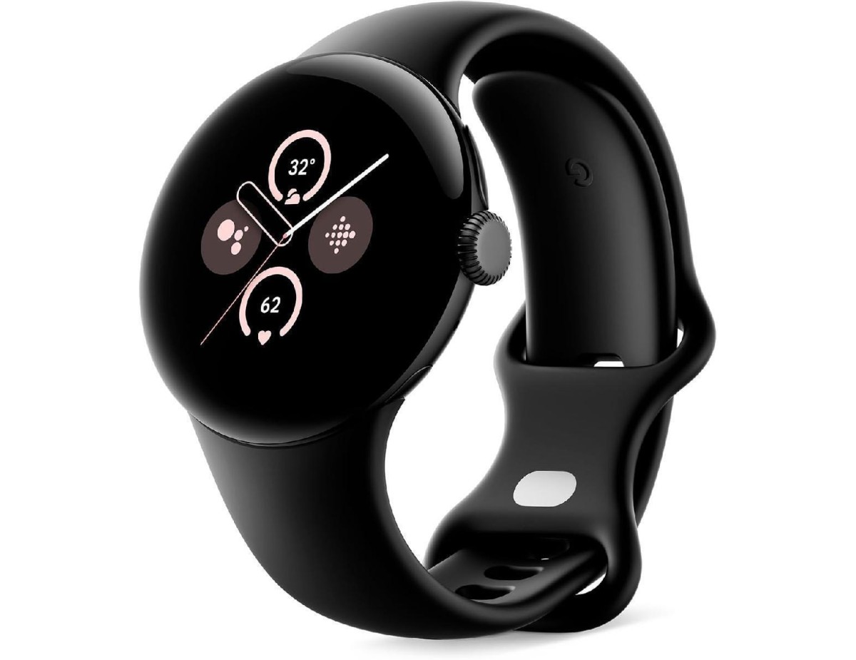 Google Pixel Watch 2 LTE Aluminium με eSIM και Παλμογράφο (Matte Black / Obsidian Active Band)