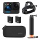 GoPro Hero12 + Accessories Bundle Action Camera 5K Υποβρύχια Μαύρη με Οθόνη