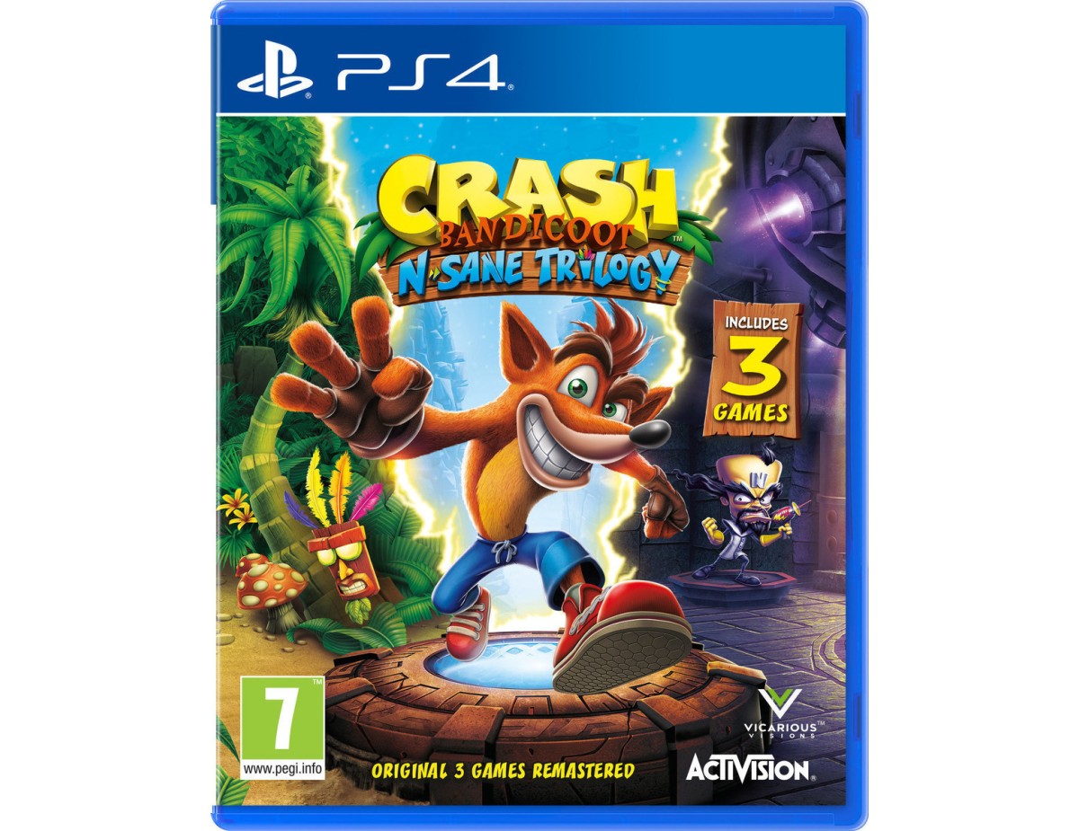PS4 Crash Bandicoot N.Sane Trilogy
