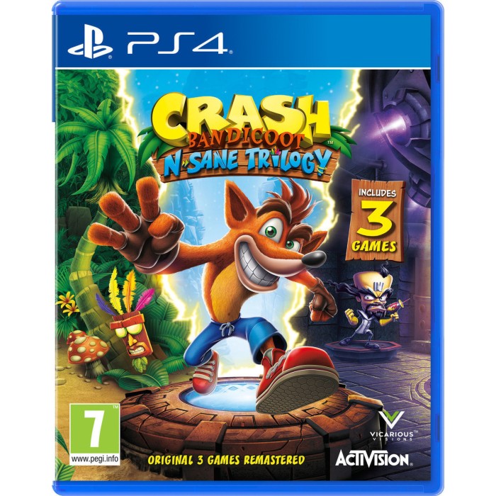 PS4 Crash Bandicoot N.Sane Trilogy PS4 Crash Bandicoot N.Sane Trilogy