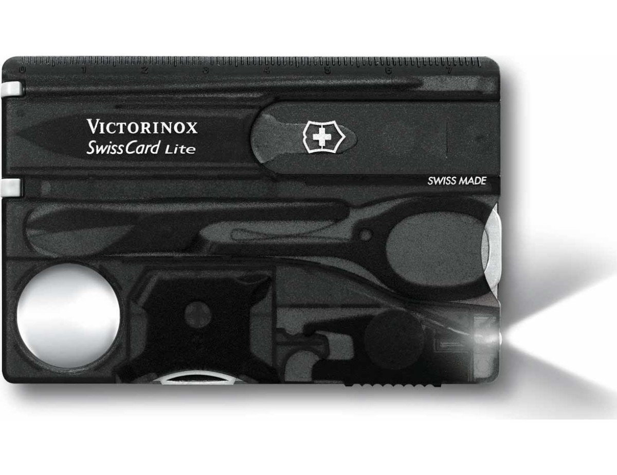 Victorinox SWISSCARD LITE black transparent Victorinox SWISSCARD LITE black transparent