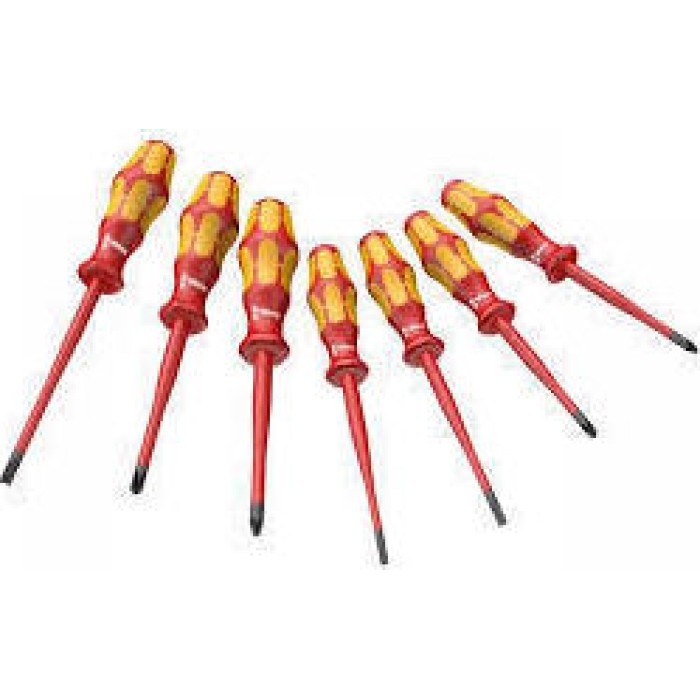 WERA 160 iSS/7 Kraftform Plus Series 100 screwdriver set