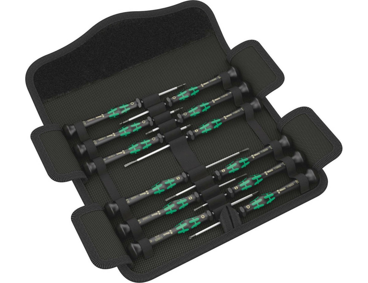 WERA Kraftform Micro 12 Parts Screwdriver Set Precision