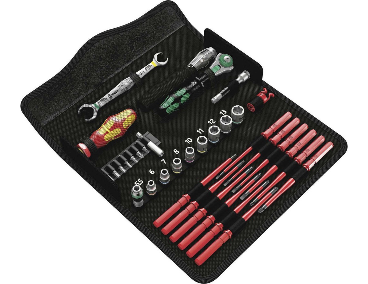 WERA Kraftform Kompakt W1 Maintenance Set 35 parts