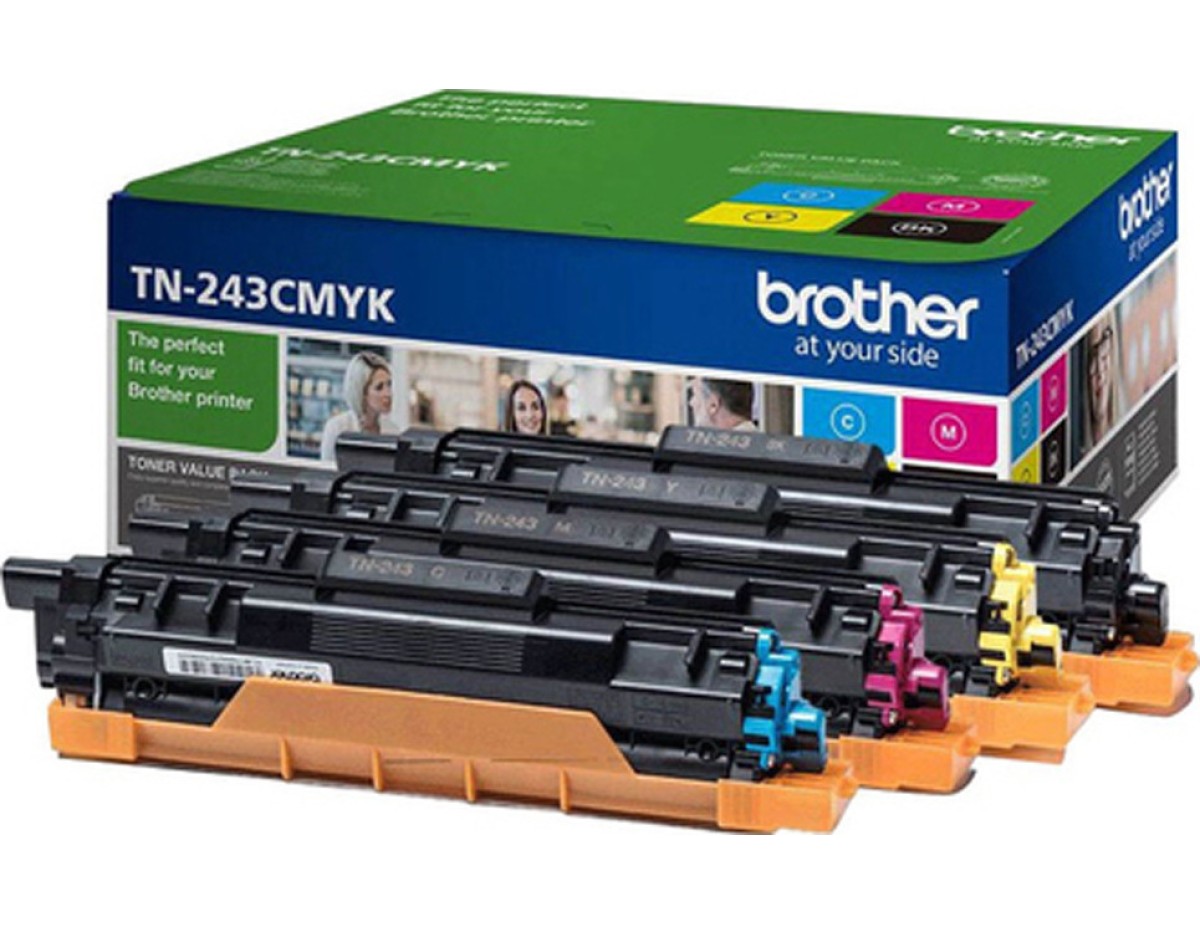 Brother TN-243 CMYK Toner Value Pack Brother TN-243 CMYK Toner Value Pack