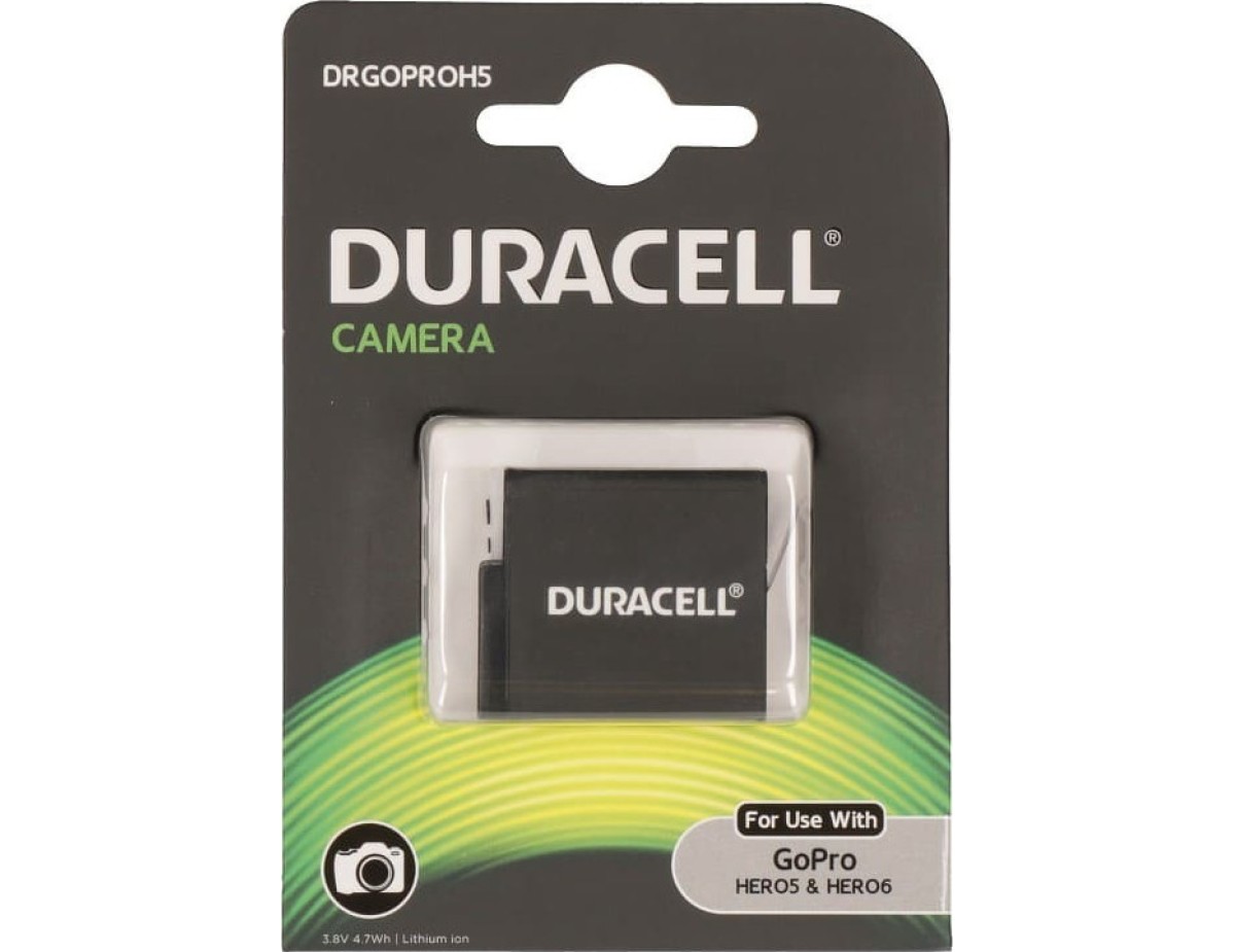 Duracell Li-Ion Battery 1250mAh for GoPro Hero 5/Hero 6/Hero 7 Duracell Li-Ion Battery 1250mAh for GoPro Hero 5/Hero 6/Hero 7