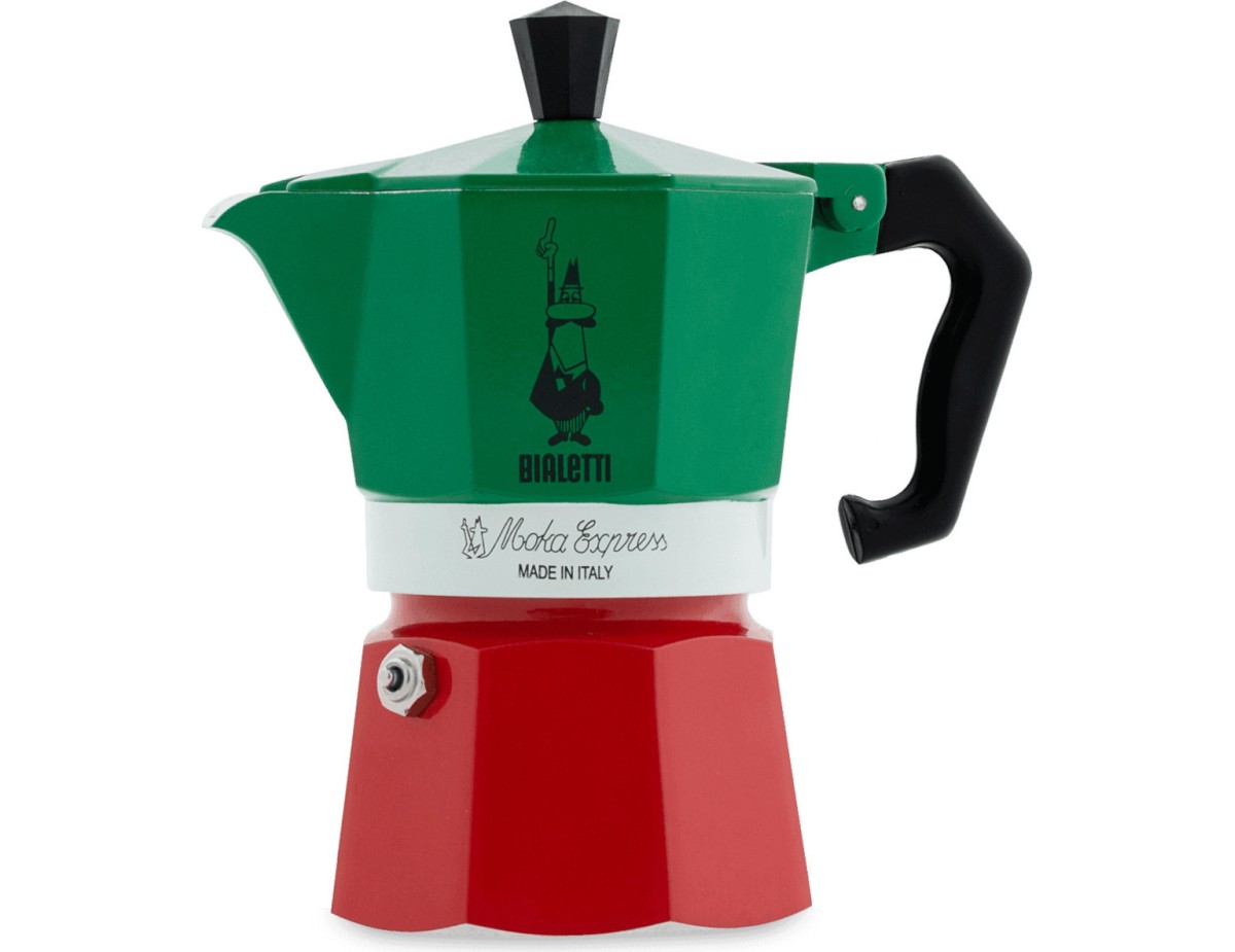 Bialetti Moka Express 6TZ Italia Tricolore Bialetti Moka Express 6TZ Italia Tricolore