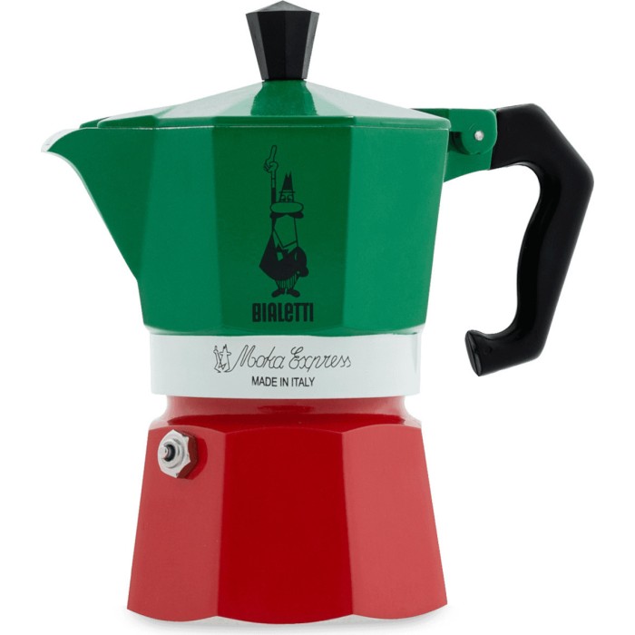 Bialetti Moka Express 6TZ Italia Tricolore