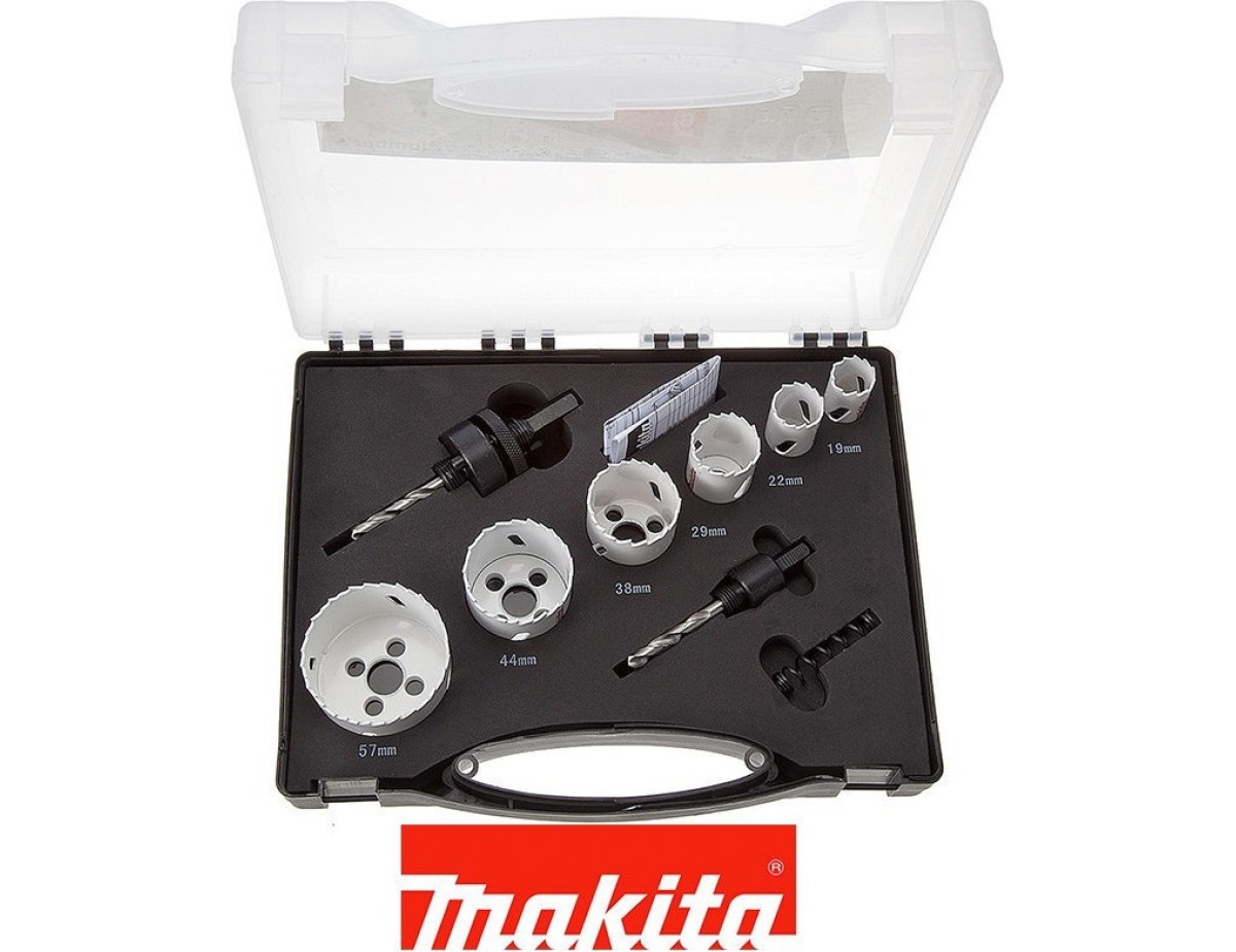 Makita D-47117 Hole Saw Set BiM 9pcs