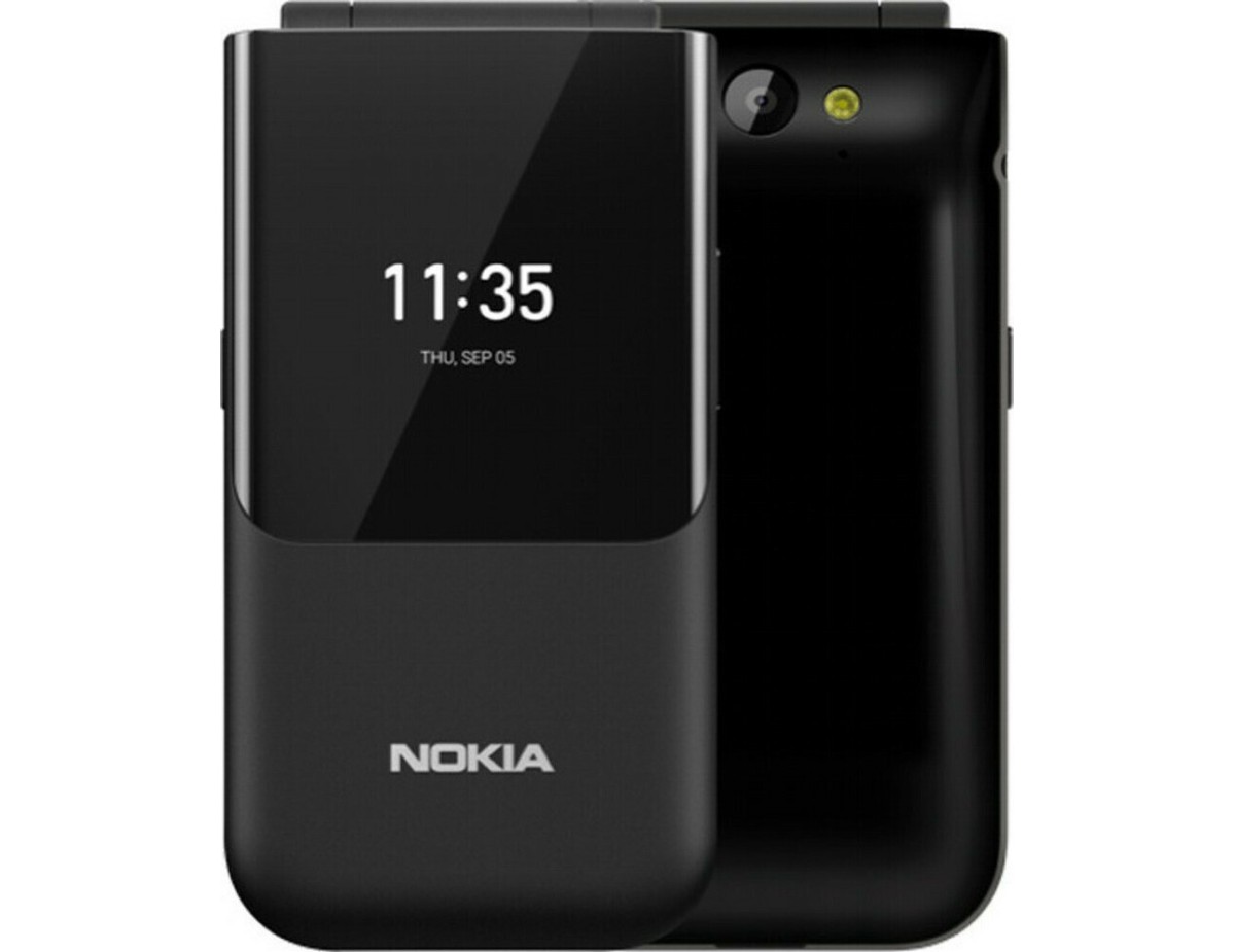 Nokia 2720 Flip Dual SIM Κινητό με Κουμπιά Ocean Black