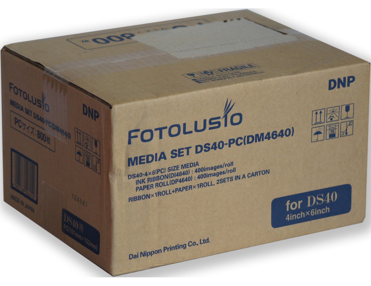 DNP DS 40 Media DS 10x15 cm 2x 400 Prints DNP DS 40 Media DS 10x15 cm 2x 400 Prints
