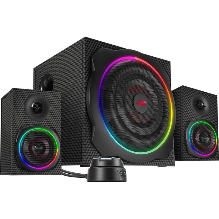Speedlink GRAVITY CARBON RGB 2.1 Subwoofer System, black Speedlink GRAVITY CARBON RGB 2.1 Subwoofer System, black