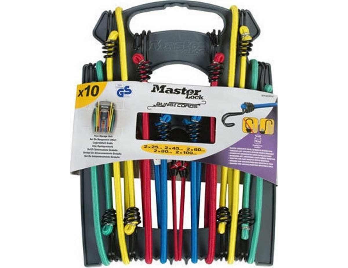10x1 Master Lock Twin Wire Elastic Cords 3043EURDAT 10x1 Master Lock Twin Wire Elastic Cords 3043EURDAT