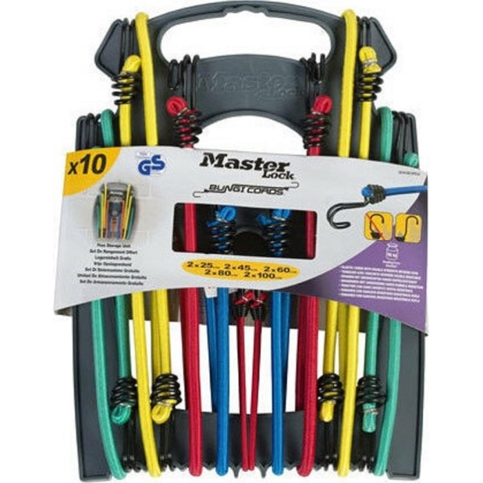 10x1 Master Lock Twin Wire Elastic Cords 3043EURDAT 10x1 Master Lock Twin Wire Elastic Cords 3043EURDAT