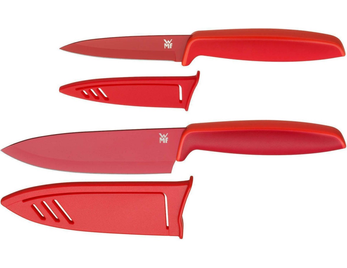 WMF knife set 2pc. red Touch