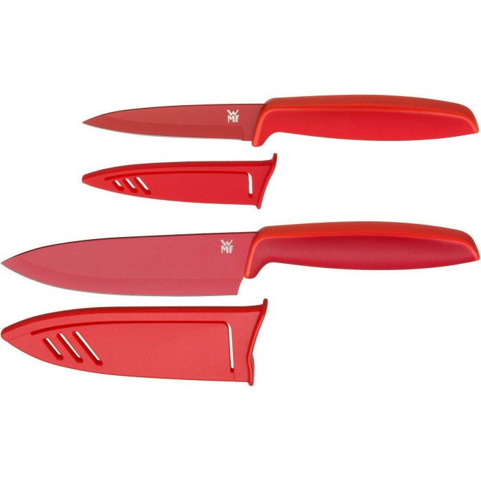 WMF knife set 2pc. red Touch WMF knife set 2pc. red Touch